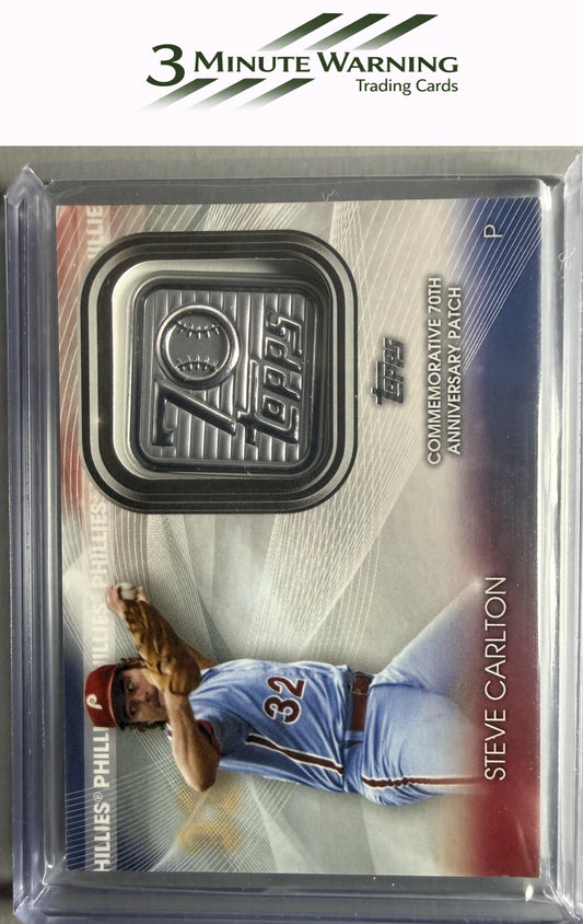 2021 Topps #70LP-SC Steve Carlton 70th Anniversary Logo Patch (Series 1)