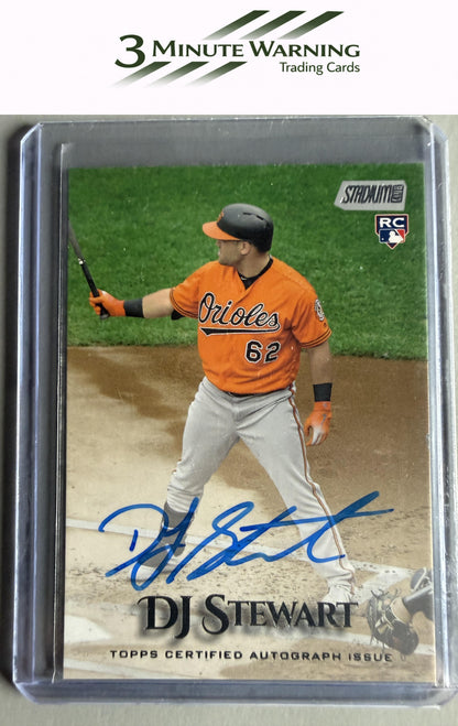 2019 Stadium Club #SCA-DST DJ Stewart Autographs