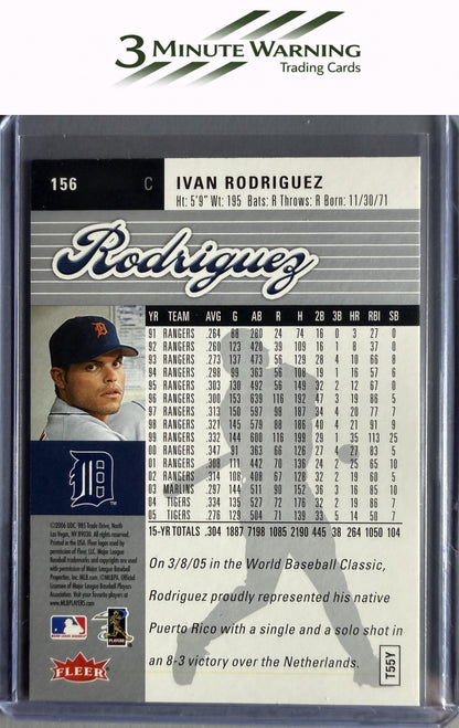 2006 Ultra #156 Ivan Rodriguez