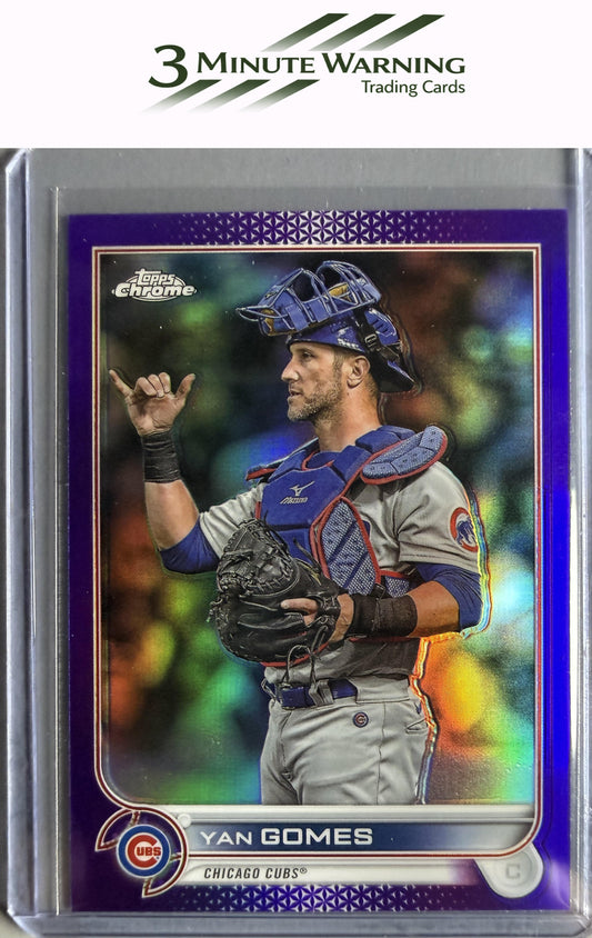 2022 Topps Chrome Update #USC11 Yan Gomes Purple Refractor