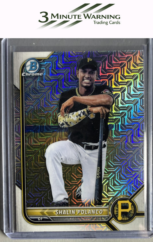 2022 Bowman #BCP-145 Shalin Polanco Chrome Prospects Mojo Refractor