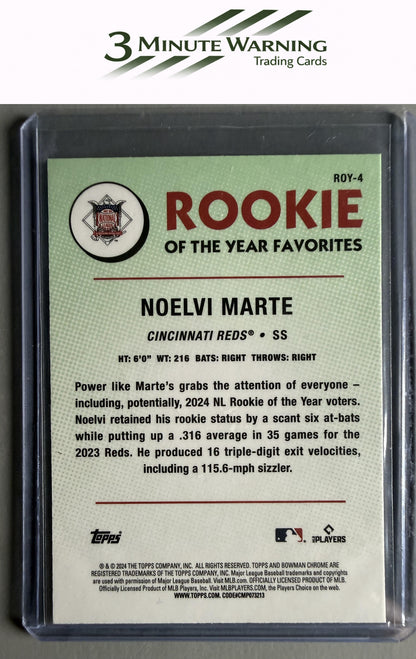 2024 Bowman #ROY-4 Noelvi Marte Rookie of the Year Favorites