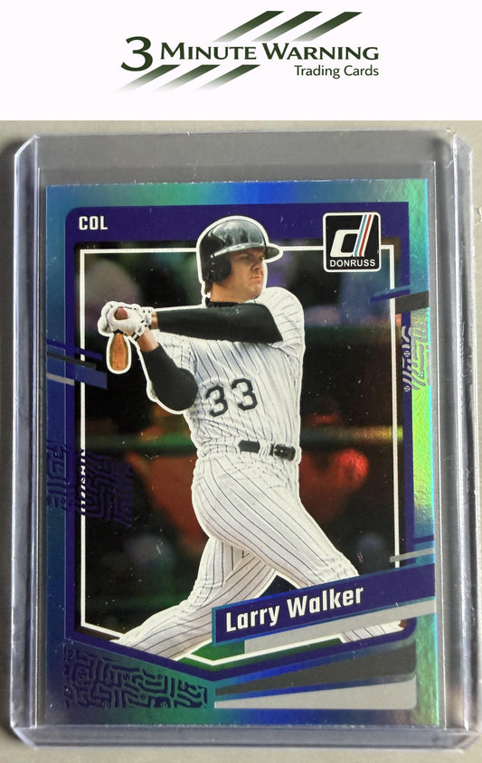 2023 Donruss #180 Larry Walker Holo Carolina Blue