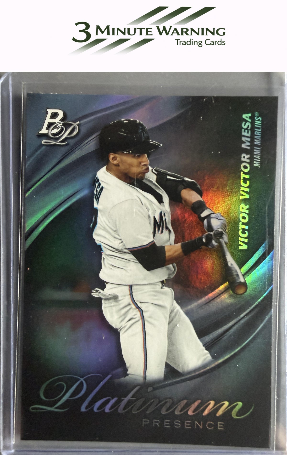 2019 Bowman Platinum #PP-10 Victor Victor Mesa Platinum Presence