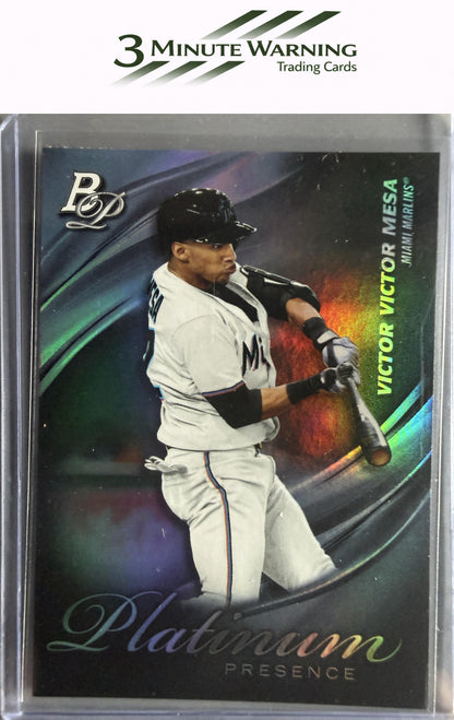 2019 Bowman Platinum #PP-10 Victor Victor Mesa Platinum Presence