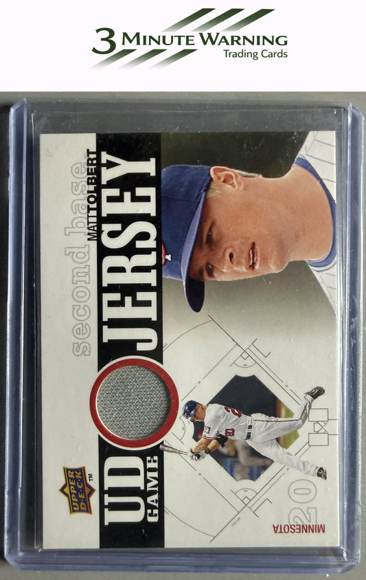 2010 Upper Deck #UDGJ-MT Matt Tolbert UD Game Jersey
