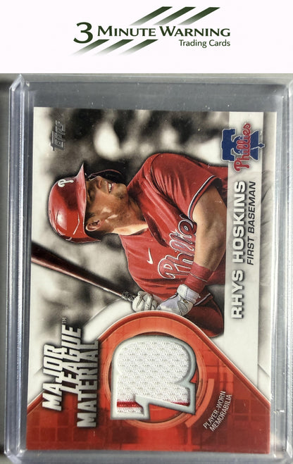 2021 Topps #MLM-RH Rhys Hoskins Major League Material Relics (Series One)