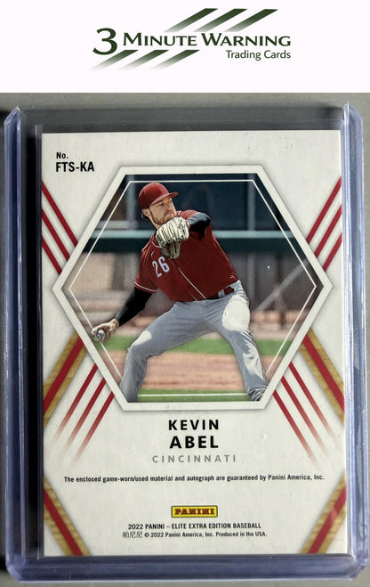 2022 Panini Elite Extra Edition #FTS-KA Kevin Abel Future Threads Signatures