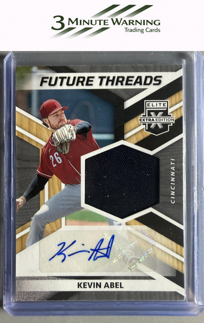 2022 Panini Elite Extra Edition #FTS-KA Kevin Abel Future Threads Signatures