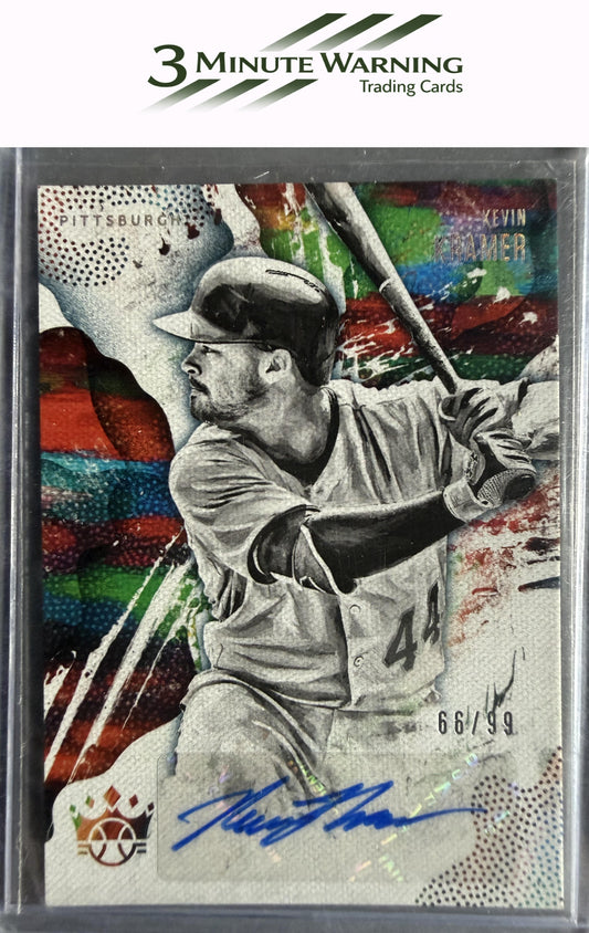 2019 Panini Diamond Kings #DKS-KK Kevin Kramer DK Signatures Holo Silver #/99