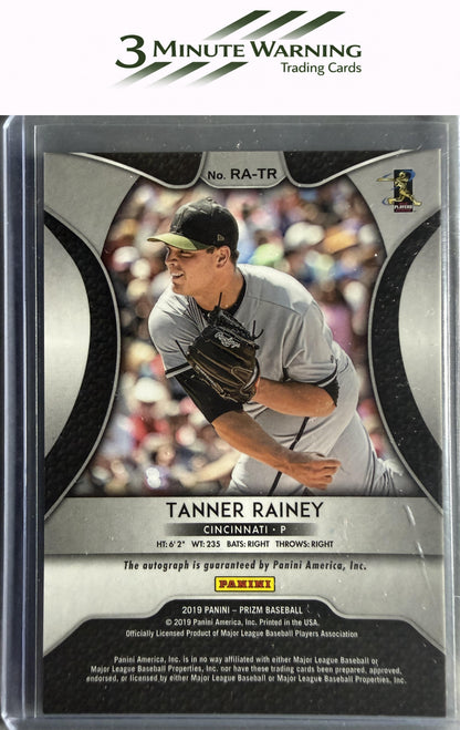 2019 Panini Prizm #RA-TR Tanner Rainey Rookie Autographs