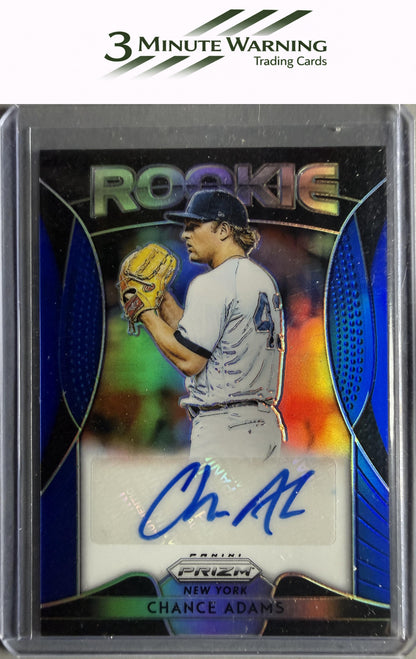 2019 Panini Prizm #RA-CA Chance Adams Rookie Autographs Blue Prizm