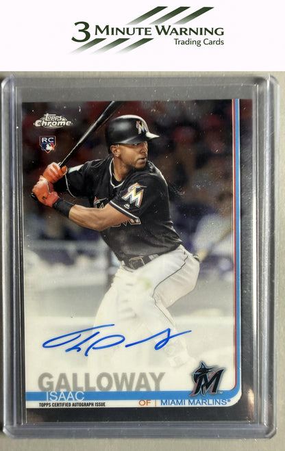 2019 Topps Chrome #RA-IG Isaac Galloway Rookie Autographs