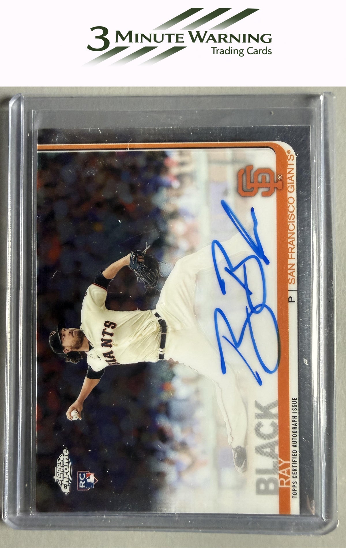2019 Topps Chrome #RA-RB Ray Black Rookie Autographs