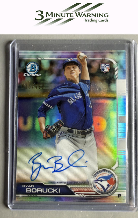 2019 Bowman Chrome #CRA-RB Ryan Borucki Rookie Autographs Refractor #/499