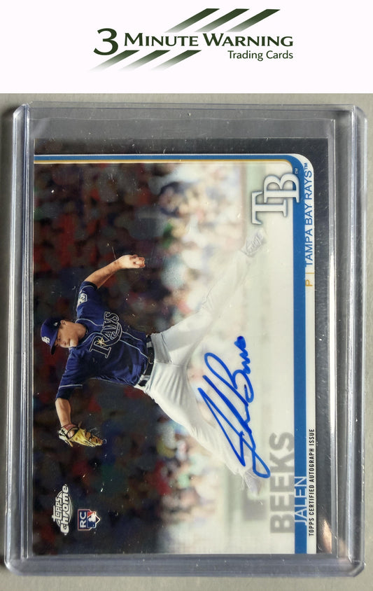 2019 Topps Chrome #RA-JBE Jalen Beeks Rookie Autographs