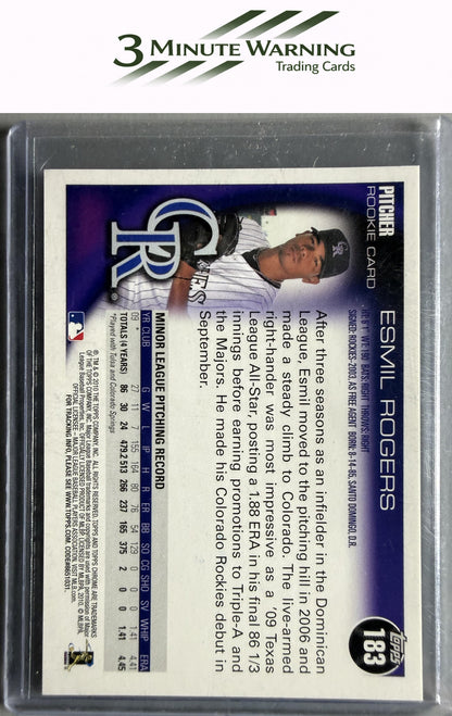 2010 Topps Chrome #183 Esmil Rogers Rookie Autographs