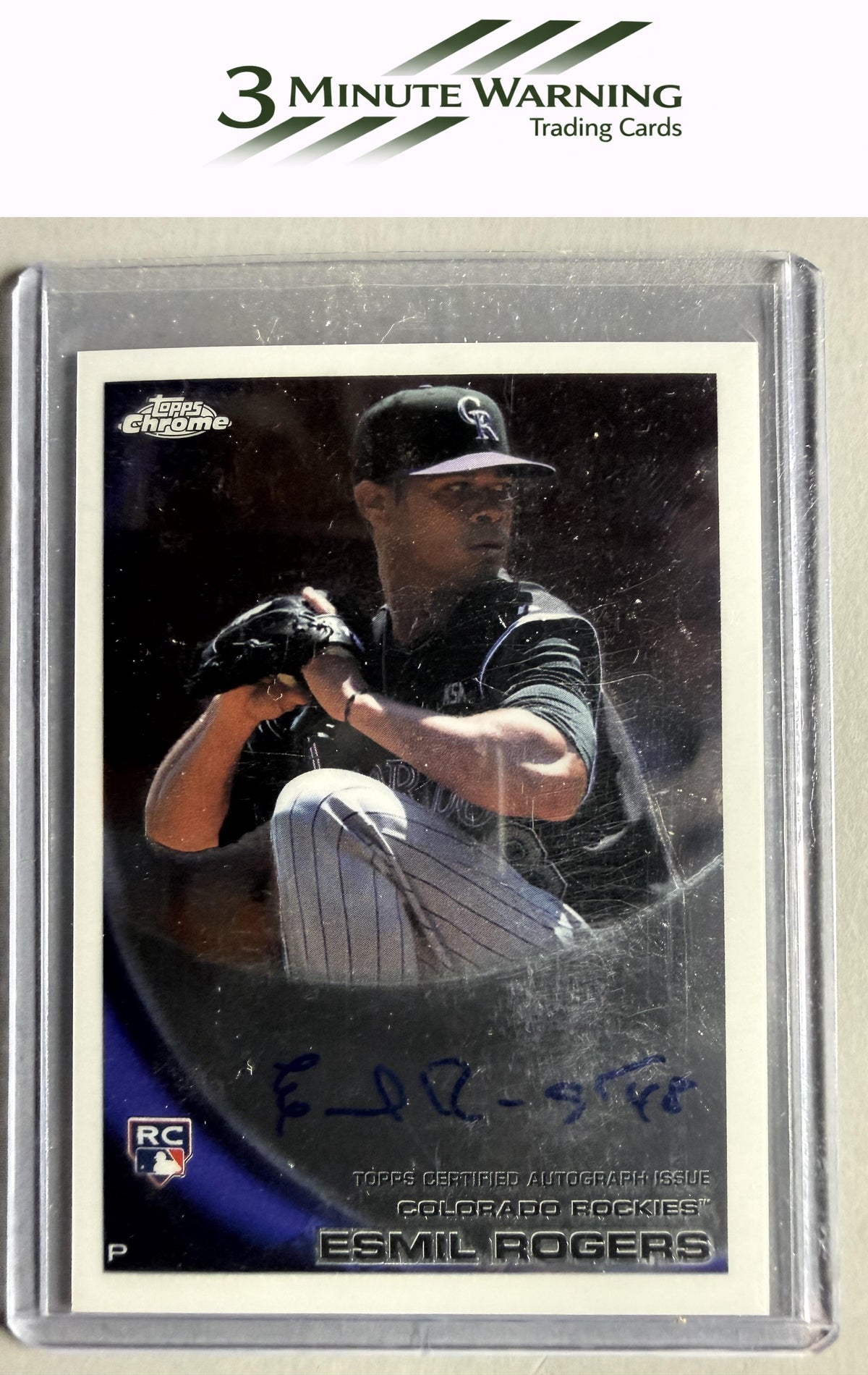 2010 Topps Chrome #183 Esmil Rogers Rookie Autographs