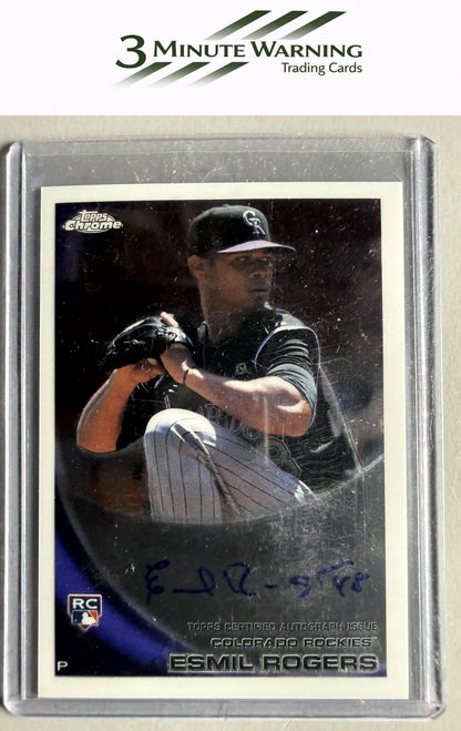 2010 Topps Chrome #183 Esmil Rogers Rookie Autographs