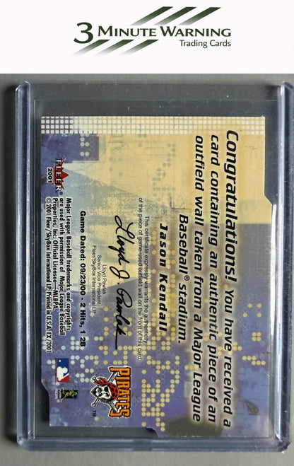 2001 Fleer E-X #NNO Jason Kendall Wall-of-Fame