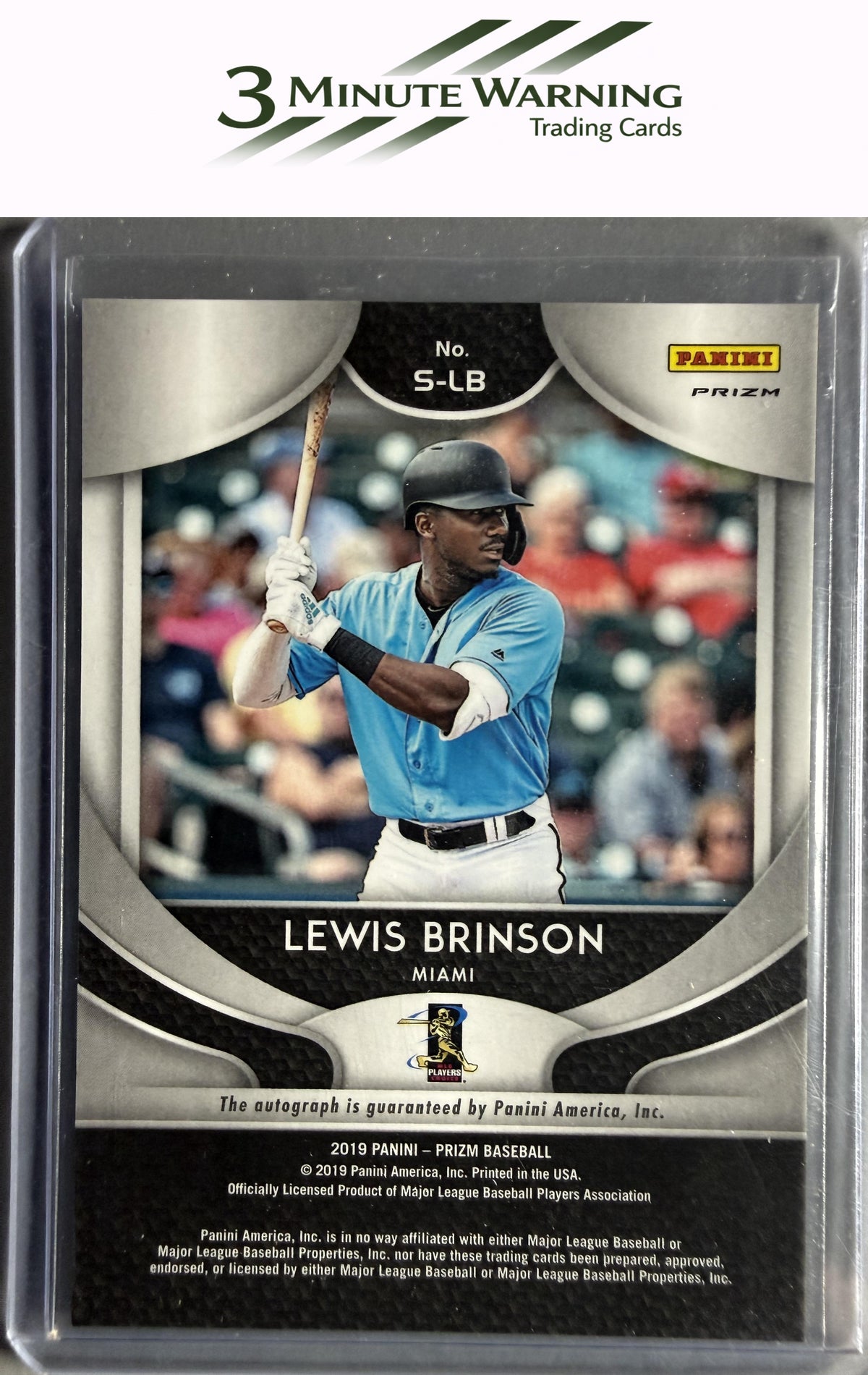 2019 Panini Prizm #S-LB Lewis Brinson Signatures