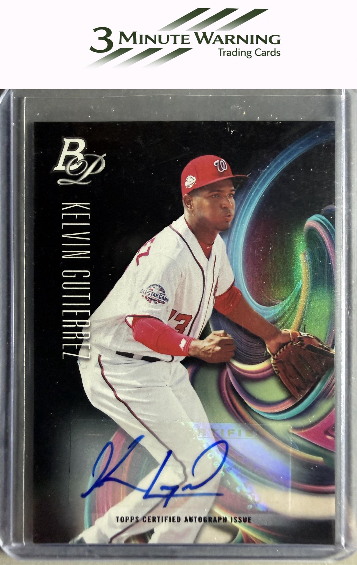 2018 Bowman Platinum #TOP-35 Kelvin Gutierrez Top Prospects Autographs