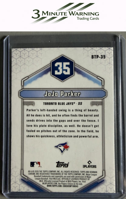 2026 Bowman #BTP-35 JoJo Parker Bowman Scouts' Top 100