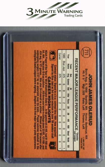 1990 Donruss #711b John Olerud
