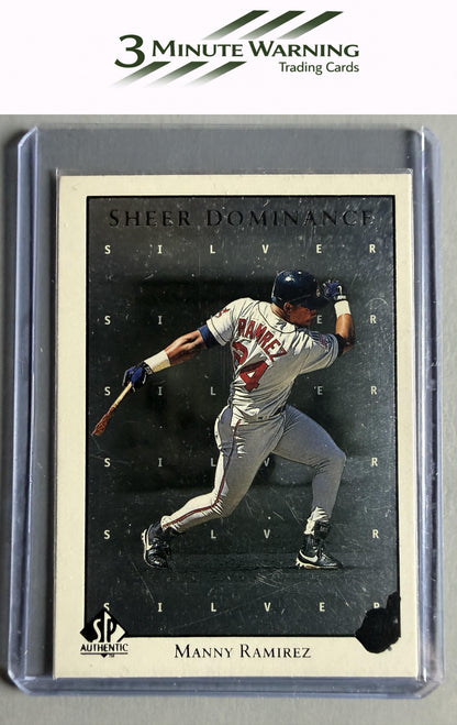 1998 SP Authentic #SD18 Manny Ramirez Sheer Dominance Silver