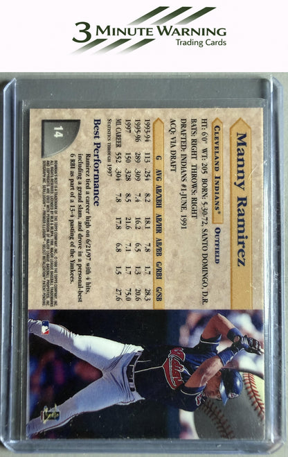 1998 Bowman's Best #14 Manny Ramirez