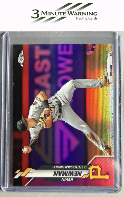 2020 Topps Chrome #98 Kevin Newman Pink Refractor