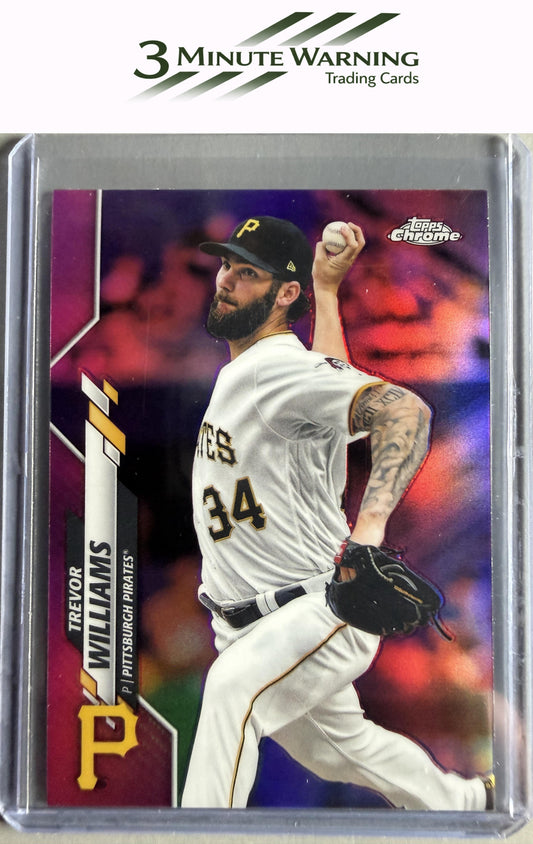 2020 Topps Chrome #163 Trevor Williams Pink Refractor