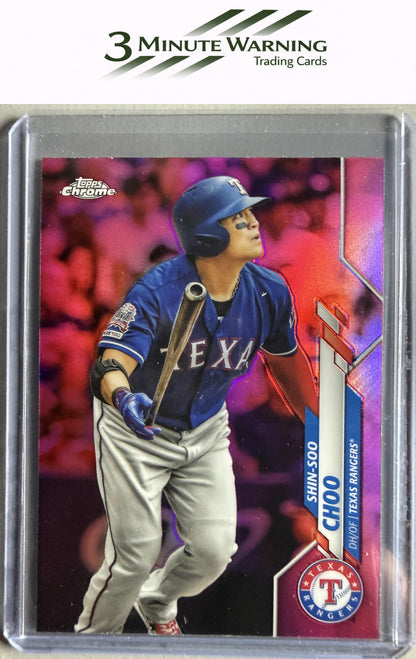 2020 Topps Chrome #177 Shin-Soo Choo Pink Refractor