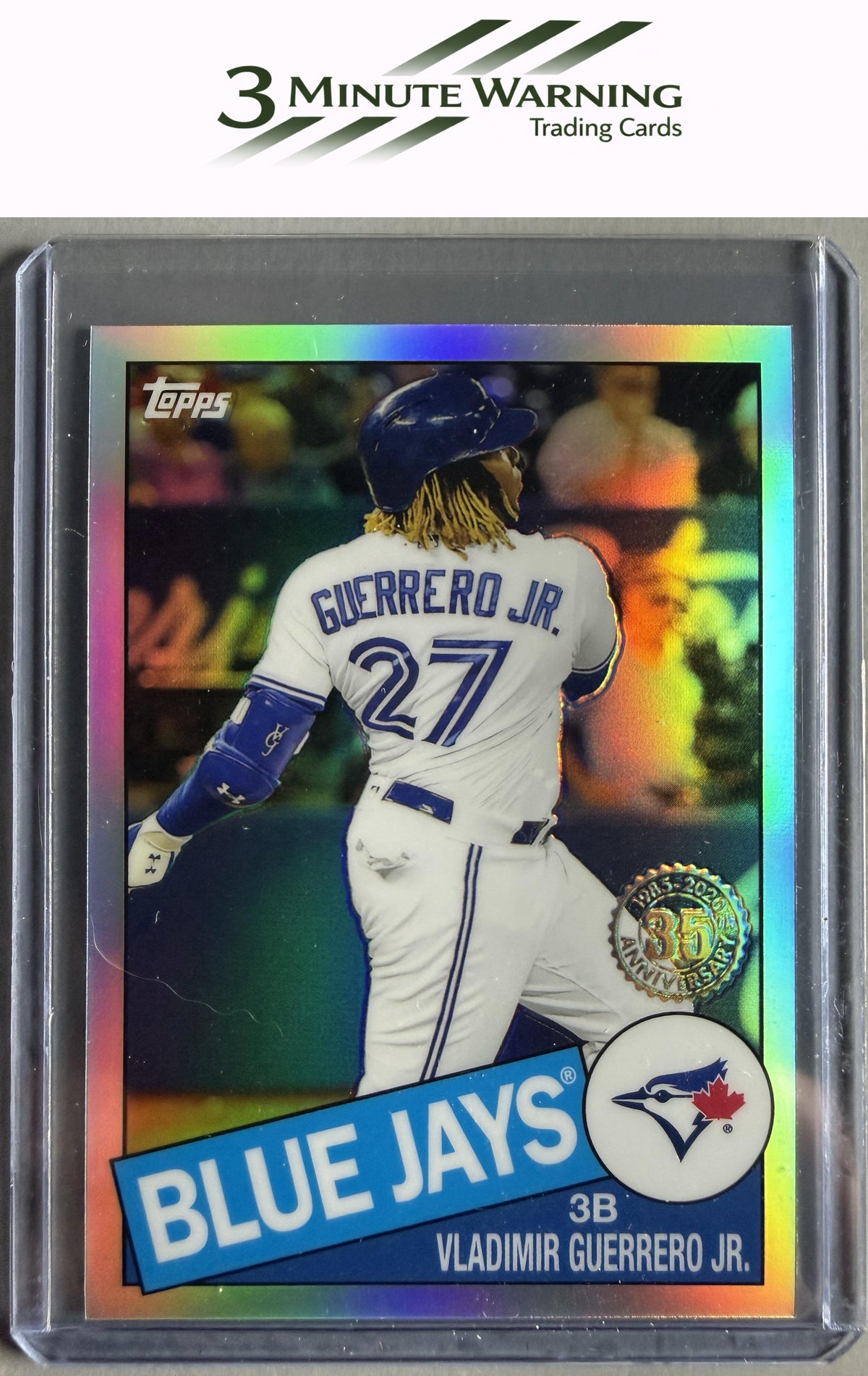2020 Topps Chrome #85TC-6 Vladimir Guerrero Jr. 1985 Topps Baseball