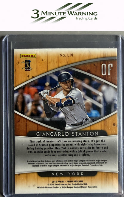 2019 Panini Prizm #LI4 Giancarlo Stanton Lumber Inc.