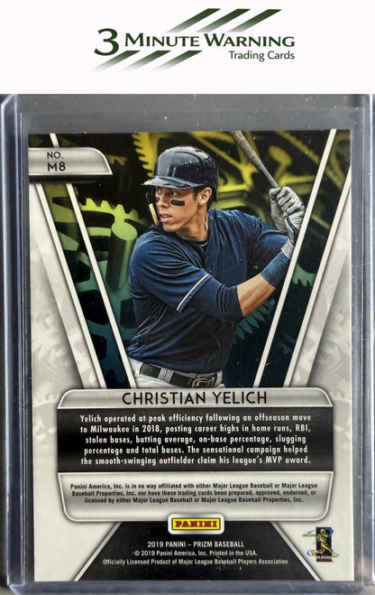 2019 Panini Prizm #M8 Christian Yelich Machines