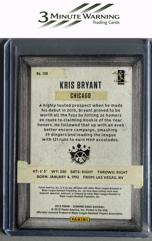 2019 Panini Diamond Kings #139b Kris Bryant Artist's Proof : Batting