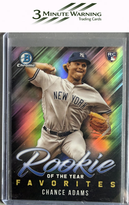 2019 Bowman #ROYF-5 Chance Adams Rookie of the Year Favorites