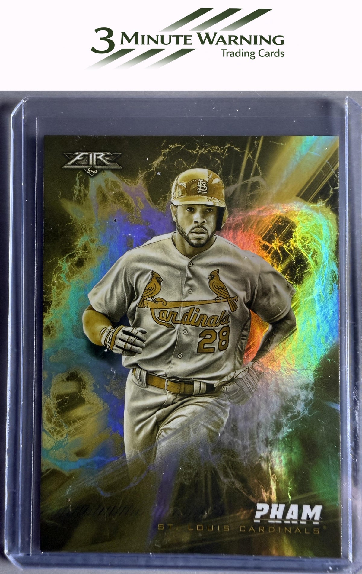 2018 Topps Fire #SD-13 Tommy Pham Speed Demons Gold Minted