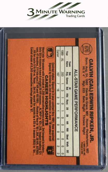 1990 Donruss #676 Cal Ripken