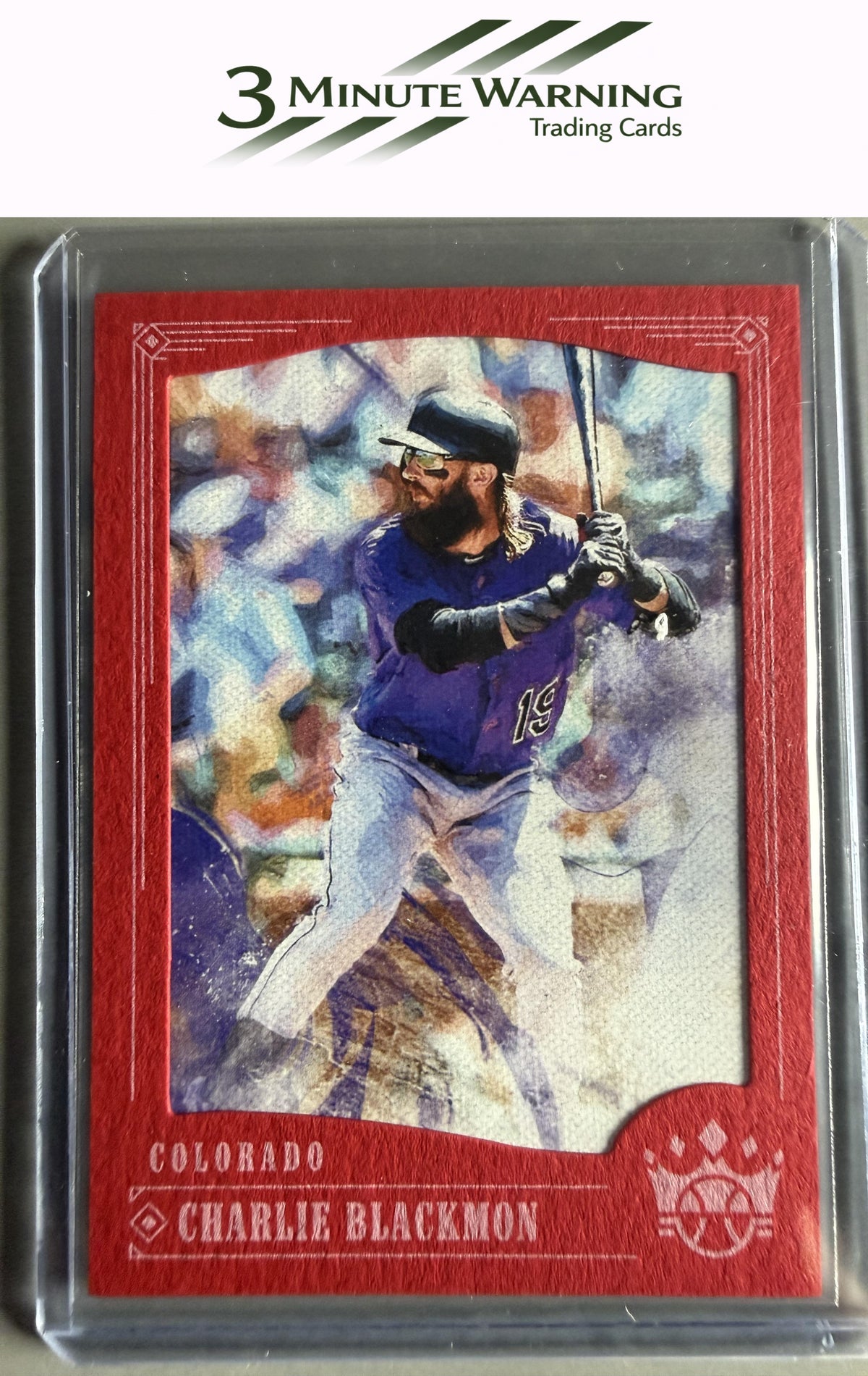 2018 Panini Diamond Kings #150 Charlie Blackmon Framed Red