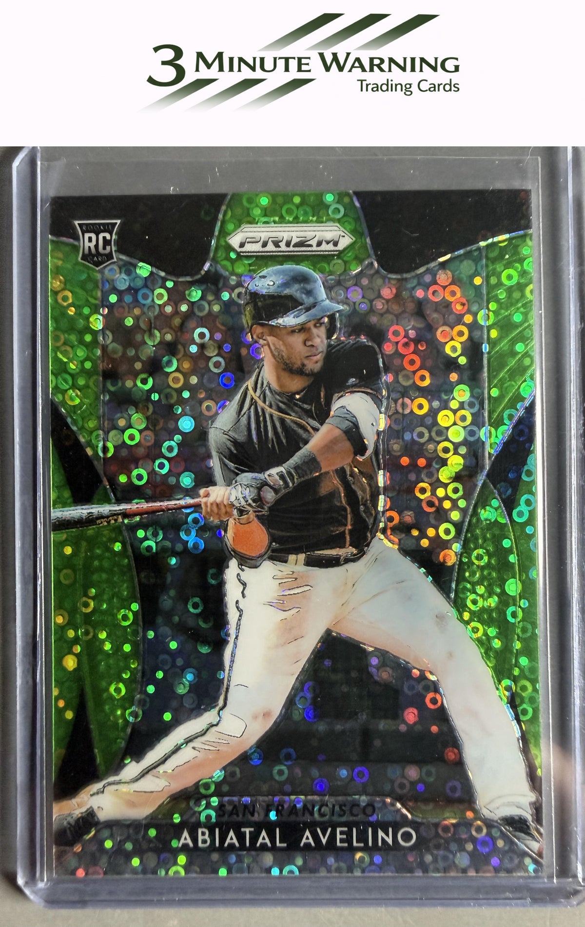 2019 Panini Prizm #231 Abiatal Avelino Lime Green Donut Circles Prizm #/199
