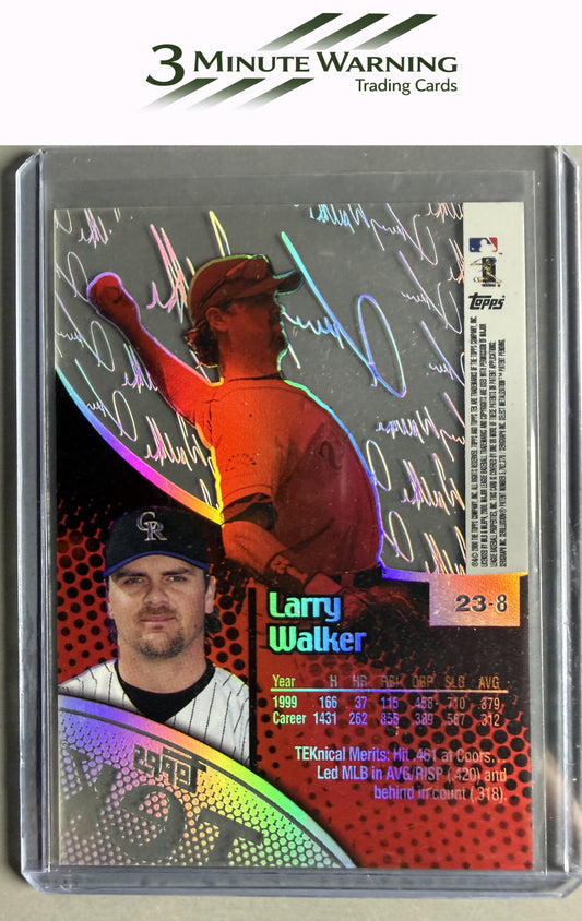 2000 Topps Tek #23-8 Larry Walker Pattern 08
