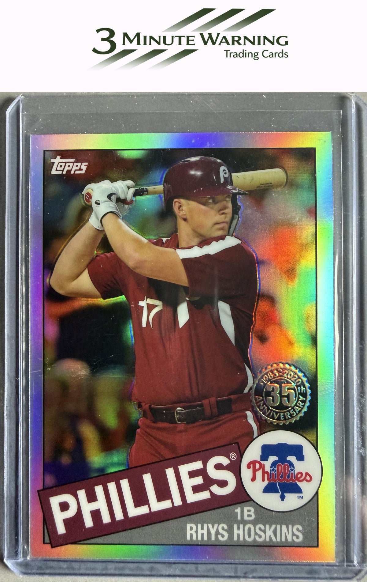 2020 Topps Chrome #85TC-20 Rhys Hoskins 1985 Topps Baseball