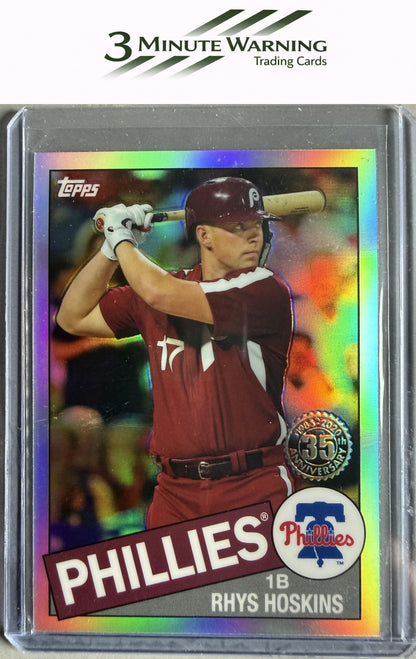 2020 Topps Chrome #85TC-20 Rhys Hoskins 1985 Topps Baseball