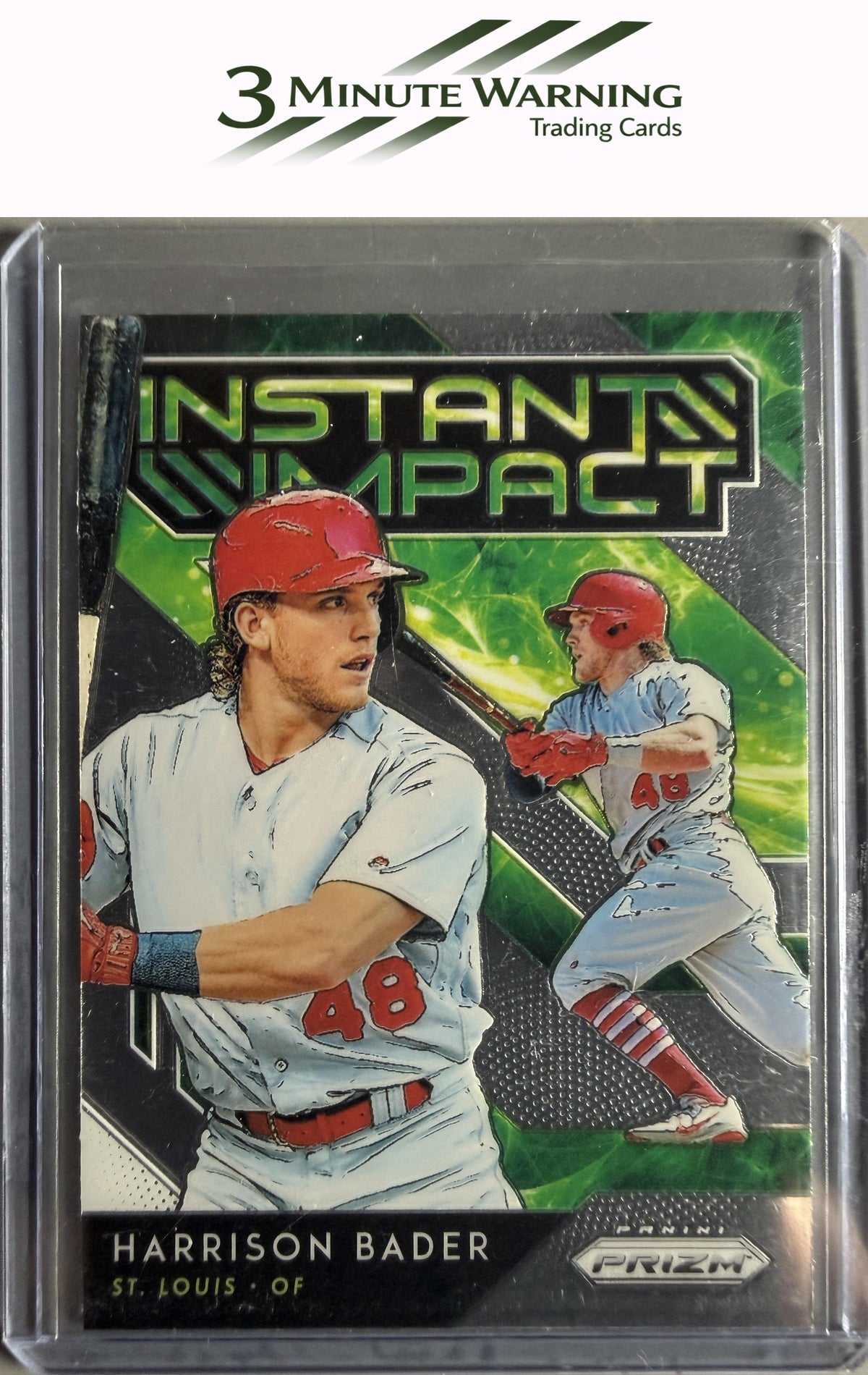 2019 Panini Prizm #II-8 Harrison Bader Instant Impact