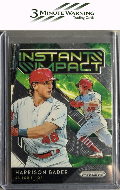 2019 Panini Prizm #II-8 Harrison Bader Instant Impact