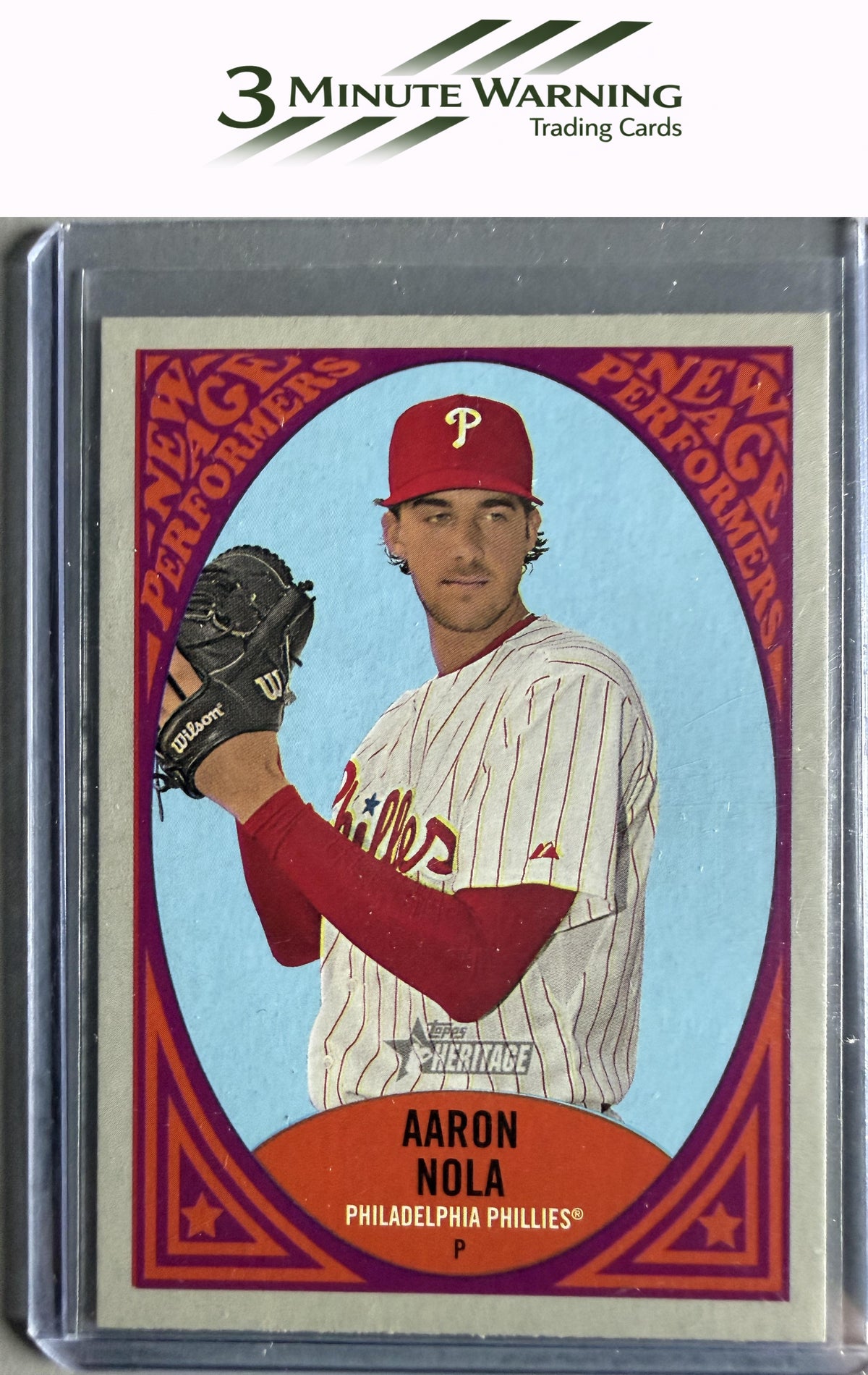 2019 Topps Heritage #NAP-20 Aaron Nola New Age Performers