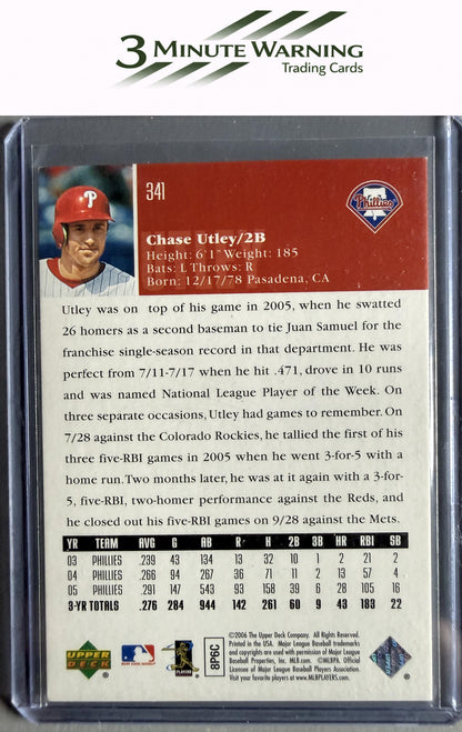2006 Upper Deck #341 Chase Utley Gold #/299