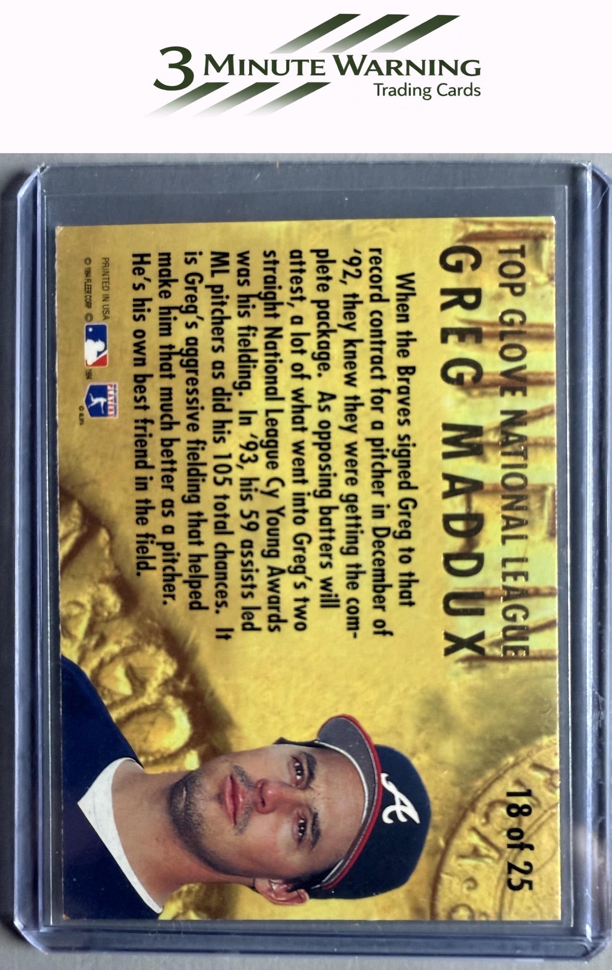 1994 Ultra #18 Greg Maddux Award Winners
